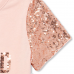 Childrens Place Pink Sequin Sleeve Princess Graphic Top 